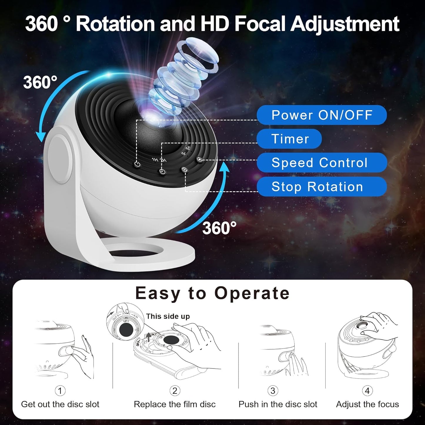 FABULOUS Starlight Galaxy Projector